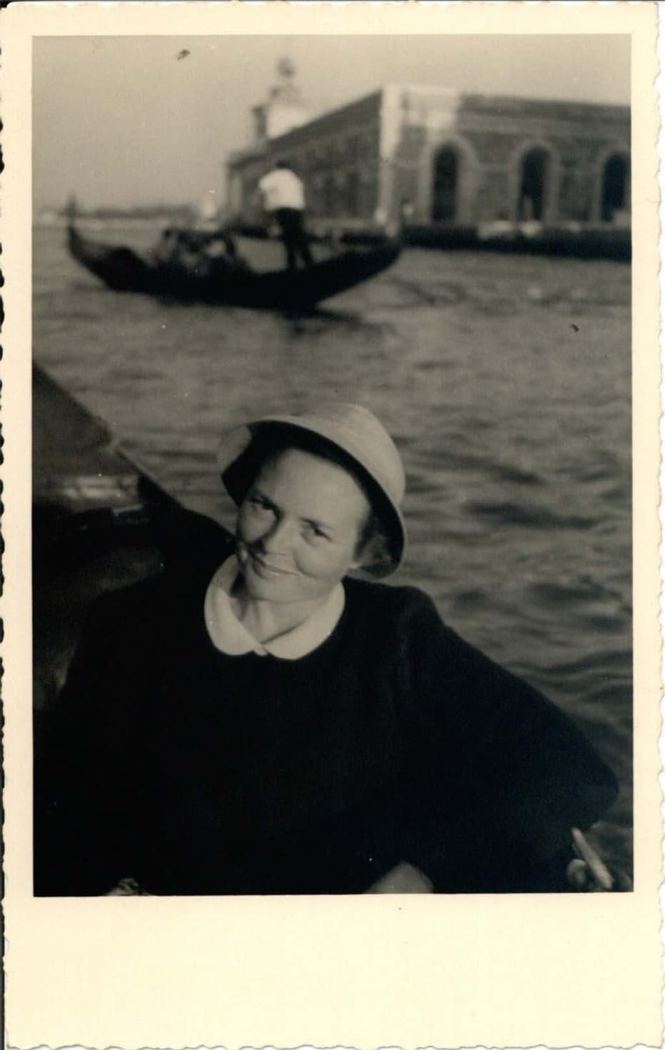 Fotografia de Andrée Crabbé Rocha em Veneza, Itália
