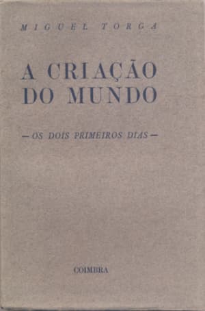 Capa da primeira edição do livro "A Criação do Mundo - Os Dois Primeiros Dias"