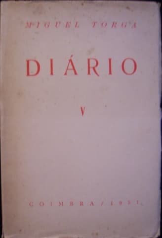 Capa da primeira edição do "Diário V"